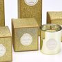 Bougies - Bougie à paillettes dorées 120gr - SOAPTALES