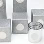 Candles - Candle silver glitter 120gr - SOAPTALES