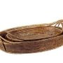 Trays - Rattan Boat Tray - ISHELA