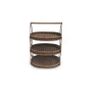 Plateaux - Rattan 3 Tier Tray - ISHELA