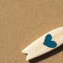 Other wall decoration - Decorative surfboard\" Heart\ " - LE COMPTOIR DE MALOW