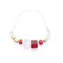 Jewelry - F.O.G Large White Translucent & Ruby-colour Necklace - STUDIO CHING-HUI YANG