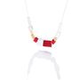 Jewelry - F.O.G Large White Translucent & Ruby-colour Necklace - STUDIO CHING-HUI YANG