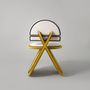 Chaises - MECO Chair - Post-Modern upholstered velvet chair by Sergio Prieto - DOVAIN STUDIO