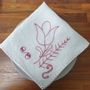 Kitchen linens - Set of napkins white linen with hand embroidery  Ukrainian ornament - GOLIUK