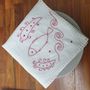 Kitchen linens - Set of napkins white linen with hand embroidery  Ukrainian ornament - GOLIUK