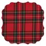 Linge de table textile - Set de Table Crinkle en Polycoton Tartan - LA GALLINA MATTA