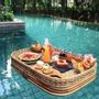 Plateaux - RATTAN FLOATING POOL TRAY - ISHELA