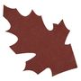 Table linen - Coated Linen Placemat Leaf Shaped - LA GALLINA MATTA