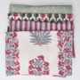 Kitchen linens - Colorful handprinted Kitchen towels - ROZABLUE