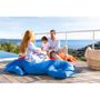 Equipements espace extérieur - Pouf hippocampe extérieur flottant déhoussable marine - MX HOME