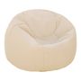 Lawn armchairs - XL outdoor pouf in raffia effect fabric - MX HOME