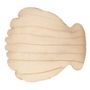 Equipements espace extérieur - Pouf coquillage extérieur flottant déhoussable en tissu effet raphia - MX HOME