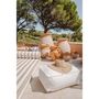 Equipements espace extérieur - Coussin de sol extérieur déhoussable blanc S - MX HOME