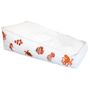 Deck chairs - Outdoor floating sun lounger with removable cover, orange fish embroidery - MX HOME