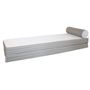 Outdoor space equipments - Reversible outdoor mattress with striped front & white back - Double - MX HOME