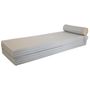 Equipements espace extérieur - Matelas extérieur réversible recto rayé & verso raphia - Double - MX HOME