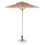 Parasols - Parasol rond 2m effet raphia  - MX HOME