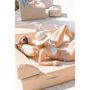 Outdoor space equipments - Outdoor 2-seater foam sun lounger with raffia effect - MX HOME