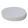 Equipements espace extérieur - Lit bain de soleil extérieur en mousse rond effet lin - MX HOME