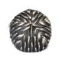 Outdoor decorative accessories - Black and white faux fur ball cushion - MX HOME