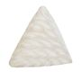 Accessoires de déco extérieure - Coussin pyramide en fausse fourrure blanche - MX HOME