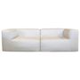Canapés de jardin - Canapé modulable - Déhoussable 3 places - Lin naturel - MX HOME