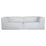 Canapés de jardin - Canapé modulable - Déhoussable 3 places - Lin rayé - MX HOME