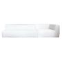 Lawn sofas - Modular sofa - Removable cover 4/5 places - White - Outdoor - MX HOME