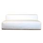 Lawn sofas   - Modular sofa bench - Removable 3-seater cover - Cotton fringes - MX HOME