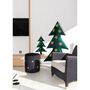 Autres décorations de Noël - Sapin de noël lumineux en velours vert avec flocons Or 70Cm - MX HOME