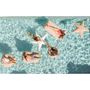 Outdoor space equipments - Floating outdoor starfish pouf with removable raffia effect cover - MX HOME