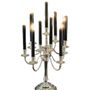 Objets design - Chandelier metal argenté - FRANCO LAPINI 1963