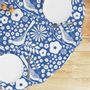 Textile and surface design - Blue Garden - PAULA BOUFFARD