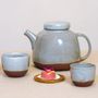 Tasses et mugs - Soft teapot glazed clay - KINTA