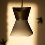 Hanging lights - VERSO (hanging lamp) - MONOCHROMIC CERAMIC