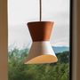 Hanging lights - VERSO (hanging lamp) - MONOCHROMIC CERAMIC