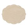 Sets de table - Pearl Placemat | Beige with white | set of 2 - BLANK SPACE AMSTERDAM