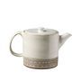 Carafes - Jasmine White Stoneware Teapot - CFOC