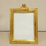 Art photos - PHOTOFRAME "CIUFFO" - SMALL - AVAILABLE IN SILVER AND GOLD FINISHING - CASTORINA 1895