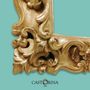 Cadres - Vasari frame - hand-carved wood - Renaissance inspired gold - CASTORINA 1895