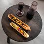 Platter and bowls - Acacia serving olive boats - KINTA