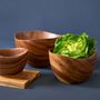 Platter and bowls - Flare acacia bowls - KINTA