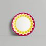 Everyday plates - Red Yellow Sunflower Plate - ISUWA