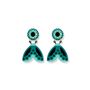 Bijoux - Boucles d'oreilles papillon turquoises - ISUWA