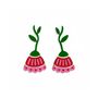 Bijoux - Boucles d'oreilles Red Carnation - ISUWA