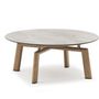 Lawn tables - LOUNGE round coffee table - COUTURE JARDIN