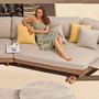 Lawn sofas   - LOUNGE 3-seater sofa (left) - COUTURE JARDIN