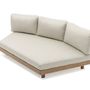 Lawn sofas   - LOUNGE 3-seater sofa (left) - COUTURE JARDIN