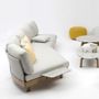 Lawn sofas   - LOUNGE 3-seater sofa (right) - COUTURE JARDIN